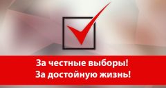 ЗА ЧЕСТНЫЕ ВЫБОРЫ! ЗА ДОСТОЙНУЮ ЖИЗНЬ!